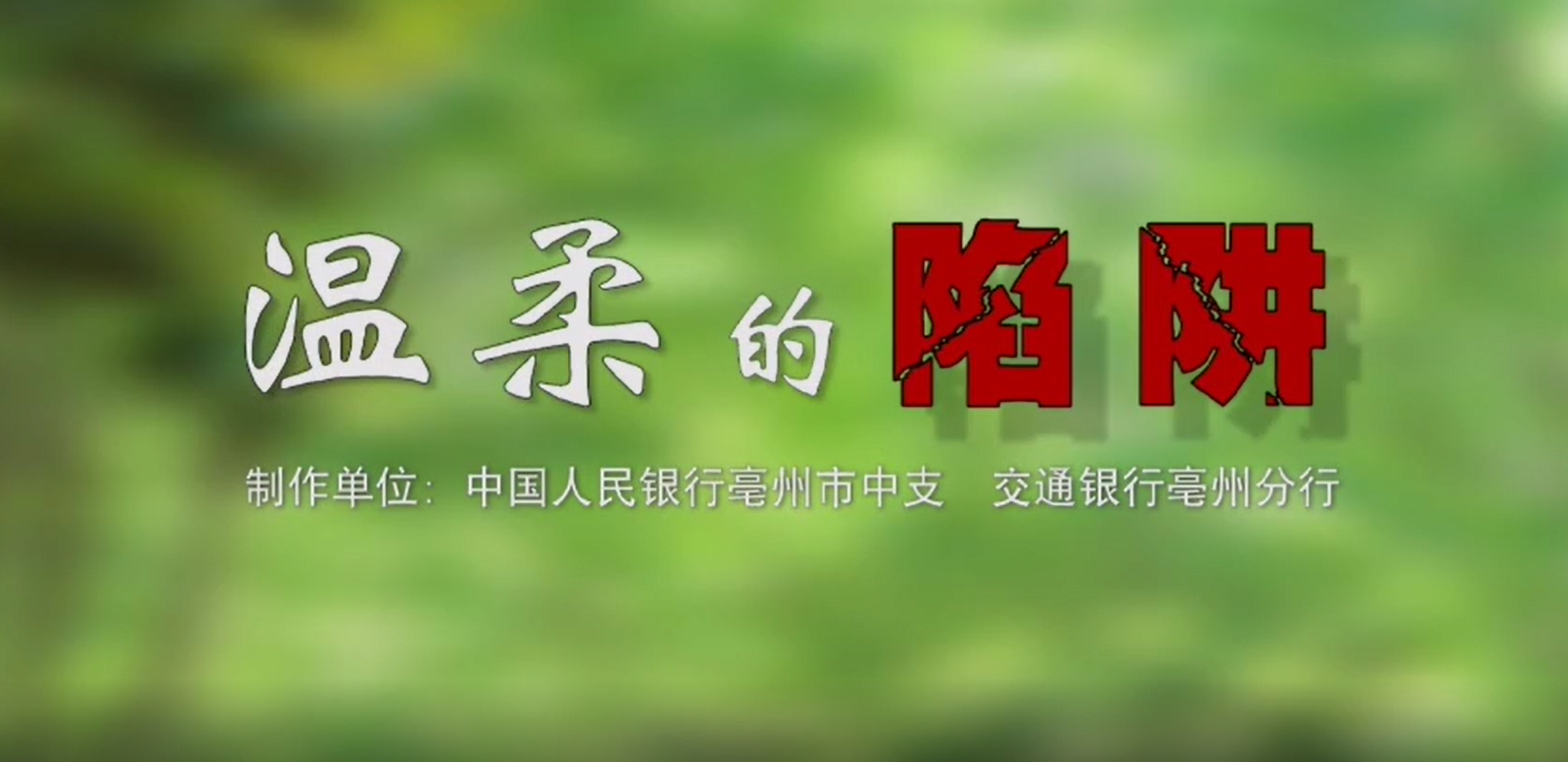 《温柔的陷阱》交通银行亳州分行